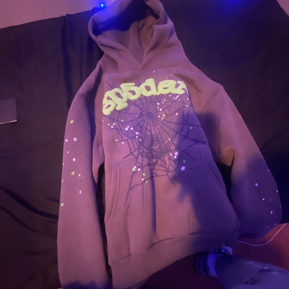 Spider Web Graphic Hoodie